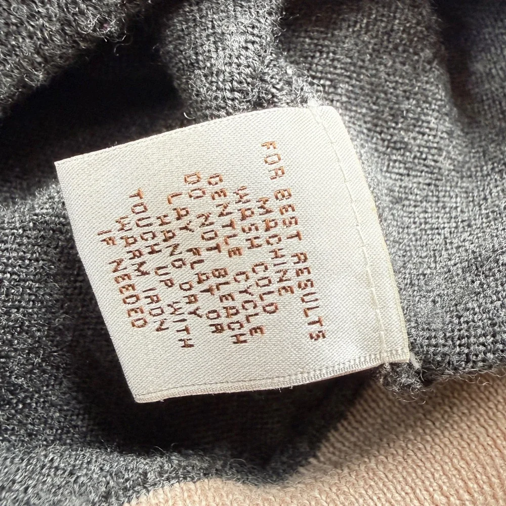 Peter Millar Quarter Zip Sweater Men M Grey Wool Pullover Golf Old Money Luxury